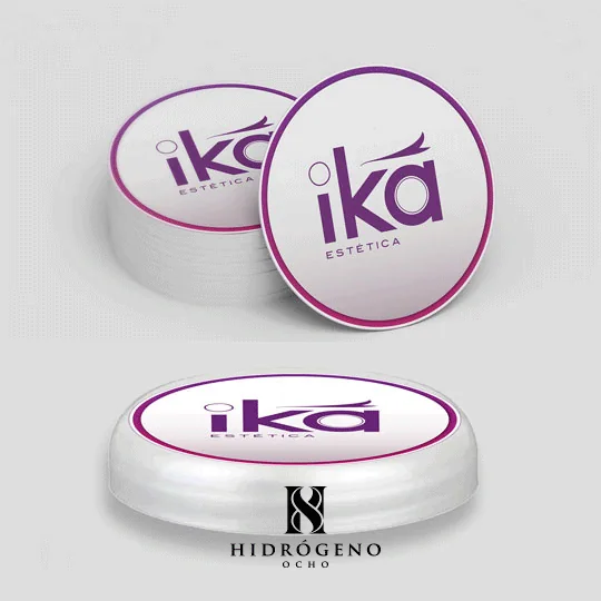Etiqueta para producto de belleza — Ika