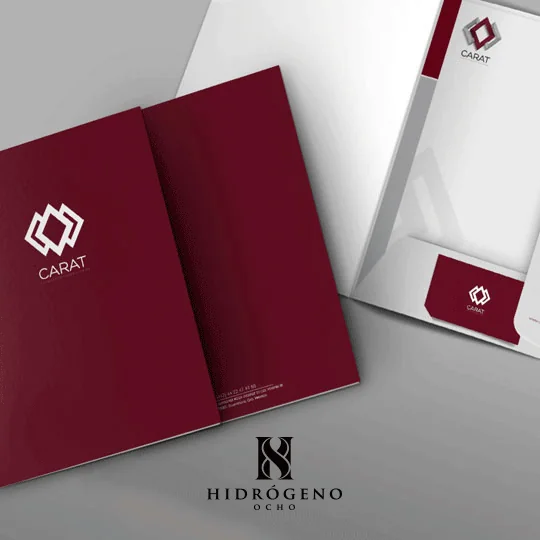 Folder Corporativo — Carat