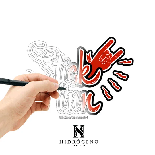 Diseño de logotipo — Stick inn